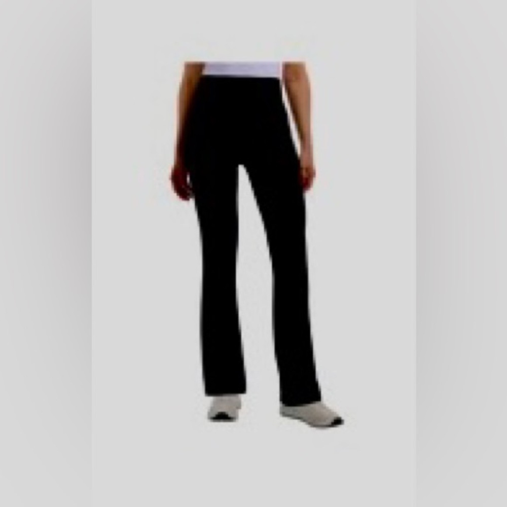 NWT Jockey Women's Black Yoga Bootcut Pants Size M